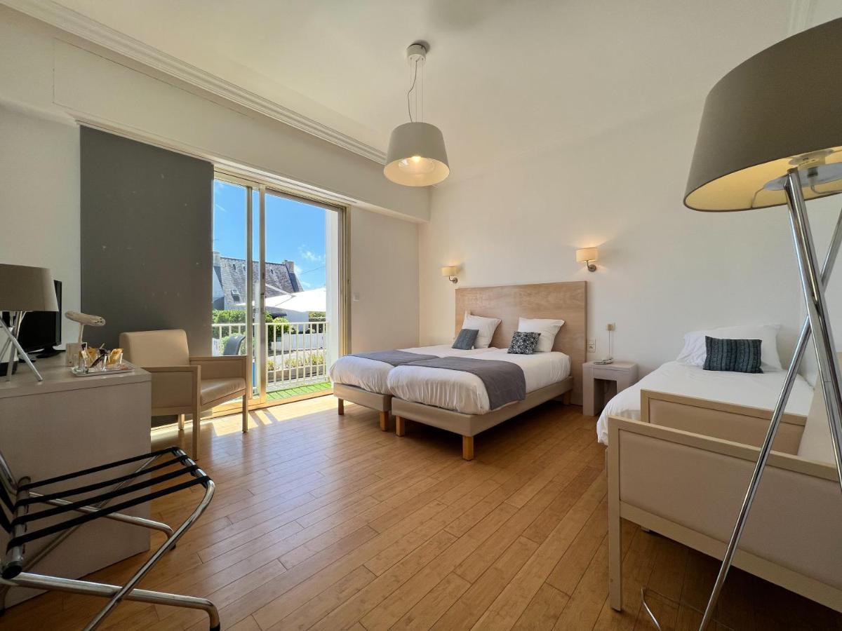 Hôtel Ker-Noyal Quiberon Plage Exterior foto
