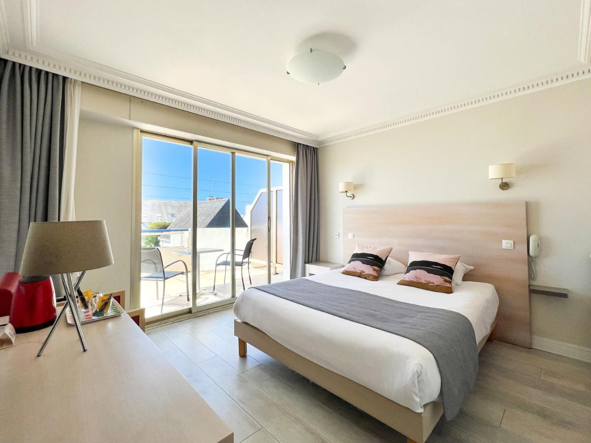 Hôtel Ker-Noyal Quiberon Plage Exterior foto
