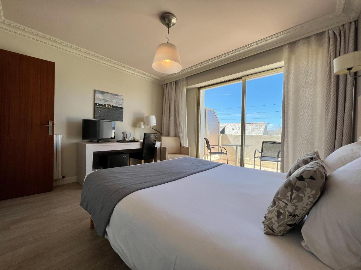 Hôtel Ker-Noyal Quiberon Plage Exterior foto